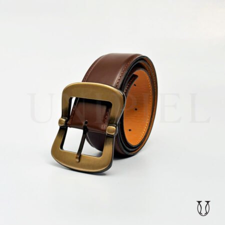 COD0362 Correa cuero res guante hebilla grande 5.5 color Marrón