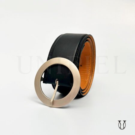 COD0362 Correa cuero res guante hebilla grande 5.5 color Negro