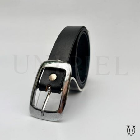 COD0193001 Correa cuero suela vacuno Md. Pasador metal 2.5 color negro