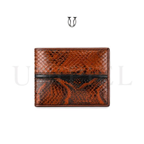 BIC06922 Billetera cuero serpiente