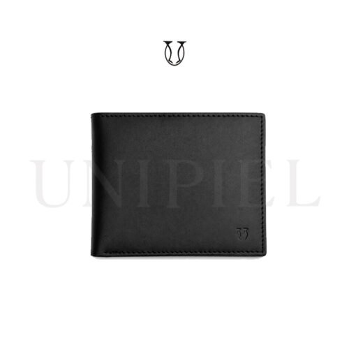 BIC11222001 Billetera de cuero res negro
