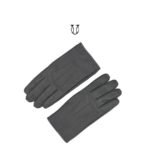 Guante Caballero vacuno/Md Clasico C/Forro/Negro 8.5-12 2