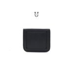 MDC01422001 Monedero de cuero vacuno color negro 2