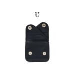 MDC01422001 Monedero de cuero vacuno color negro 3