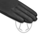 GUN01612001 Guante dama md olas cuero ovino negro 4