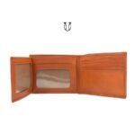 BIC-3-6-6 Billetera luxury washington cuero guante de res natural 3