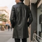 Abrigo md falk 3/4 cuero seda ovino CSC04812001 Negro 2