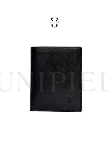 BIC06522001 Billetera de Cuero Md. 3 Cuerpos Negro