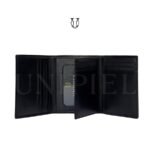BIC06522001 Billetera de Cuero Md. 3 Cuerpos Negro 3