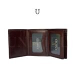 BIC06522234 Billetera de Cuero Md. 3 Cuerpos Caoba Jaspeado 2