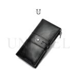 BID05222001 Billetera de cuero vacuno Negro 1