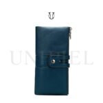 BID05222006 Billetera de cuero vacuno Azul 2