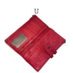 BID05222012 Billetera de cuero vacuno Rojo 3
