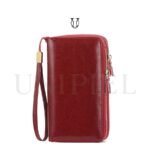 BID08922012 Billetera de cuero vacuno color Rojo 1