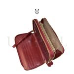 BID08922012 Billetera de cuero vacuno color Rojo 3