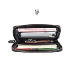 BID04822001 Billetera de cuero vacuno Negro 5