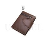 BIC07922003 Billetera cuero de res con tarjetero Marrón 5