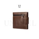BIC10722003 Billetera cuero de res con tarjetero Marron 3