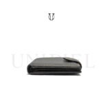 BIC13922001 Billetera cuero de res con tarjetero negro 3