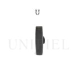 BIC13922001 Billetera cuero de res con tarjetero negro 4