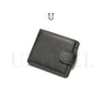 BIC13922001 Billetera cuero de res con tarjetero negro 5