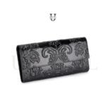 BID05823001 Billetera cuero de res con tarjetero Negro 2