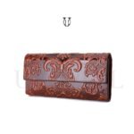 BID05823003 Billetera cuero de res con tarjetero Marron 1