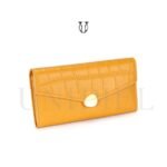 BID05923170 Billetera cuero de res con tarjetero Amarillo 2