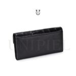 BID05923001 Billetera cuero de res con tarjetero Negro 7