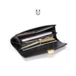 BID05923001 Billetera cuero de res con tarjetero Negro 4