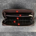 BID06722003 Billetera cuero de res con tarjetero marron 7