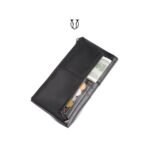 BID05222001 Billetera de cuero vacuno Negro 5