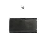 BID05022001 Billetera de cuero vacuno Negro 2