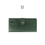 BID05022014 Billetera de cuero vacuno Verde 1