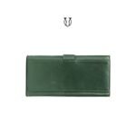 BID05022014 Billetera de cuero vacuno Verde 2