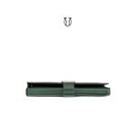 BID05022014 Billetera de cuero vacuno Verde 3