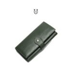 BID05022014 Billetera de cuero vacuno Verde 5