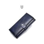 BID05022006 Billetera de cuero vacuno Azul 4