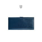 BID05022007 Billetera de cuero vacuno Azul marino 2