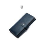 BID05022007 Billetera de cuero vacuno Azul marino 3