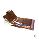 BIC18022005 Billetera cuero de res Natural 4