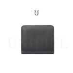 MDU01422001 Billetera cuero de res con tarjetero Negro 2