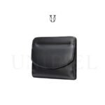MDU01422001 Billetera cuero de res con tarjetero Negro 3