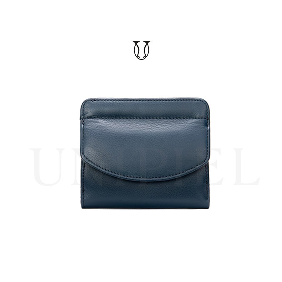 MDU01422006 Billetera cuero de res con tarjetero Azul