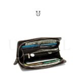 BIC11022001 Neceser Billetera de cuero vacuno color negro 4