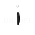 BIC12222001 Billetera cuero de res con clip metal negro 4
