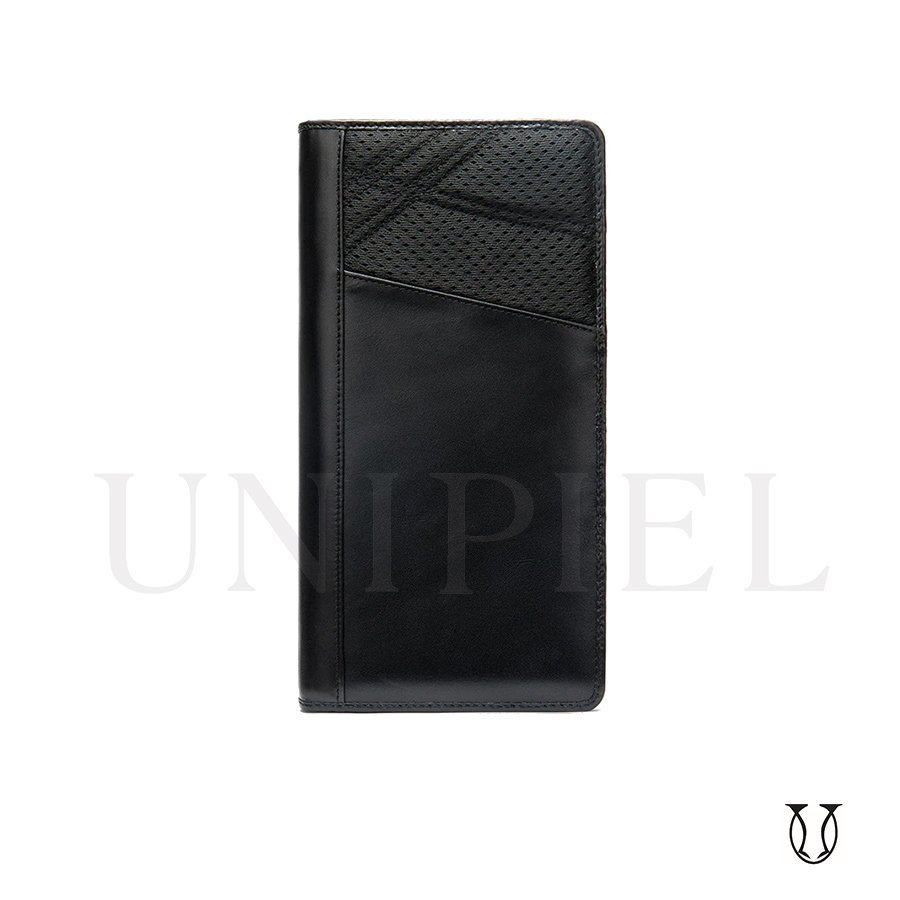 PDU03122001 Billetera cuero res color negro
