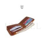BIC16522060 Billetera cuero de res Caramelo 5