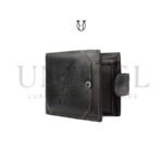 BIC08922001 Billetera cuero de res con tarjetero negro 3