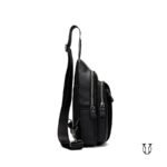 MHU03022001 Mochila Canguro de cuero vacuno Negro 3